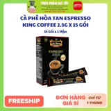 Cà Phê Hòa Tan Espresso King Coffee 2.5g x 15 Gói x 1 Hộp