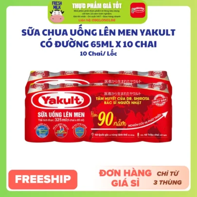sua-chua-uong-len-men-yakult-co-duong-65ml-x-10-chai