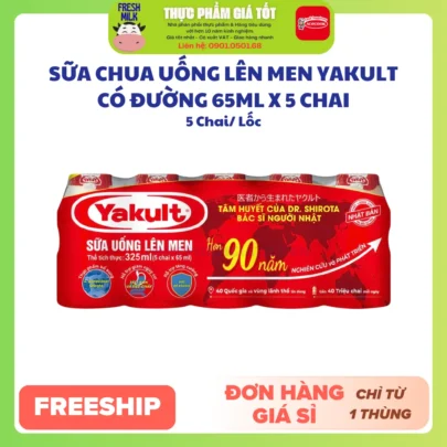 sua-chua-uong-len-men-yakult-co-duong-65ml-x-5-chai