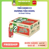 tra-xanh-c2-huong-tao-355ml-x-24-chai